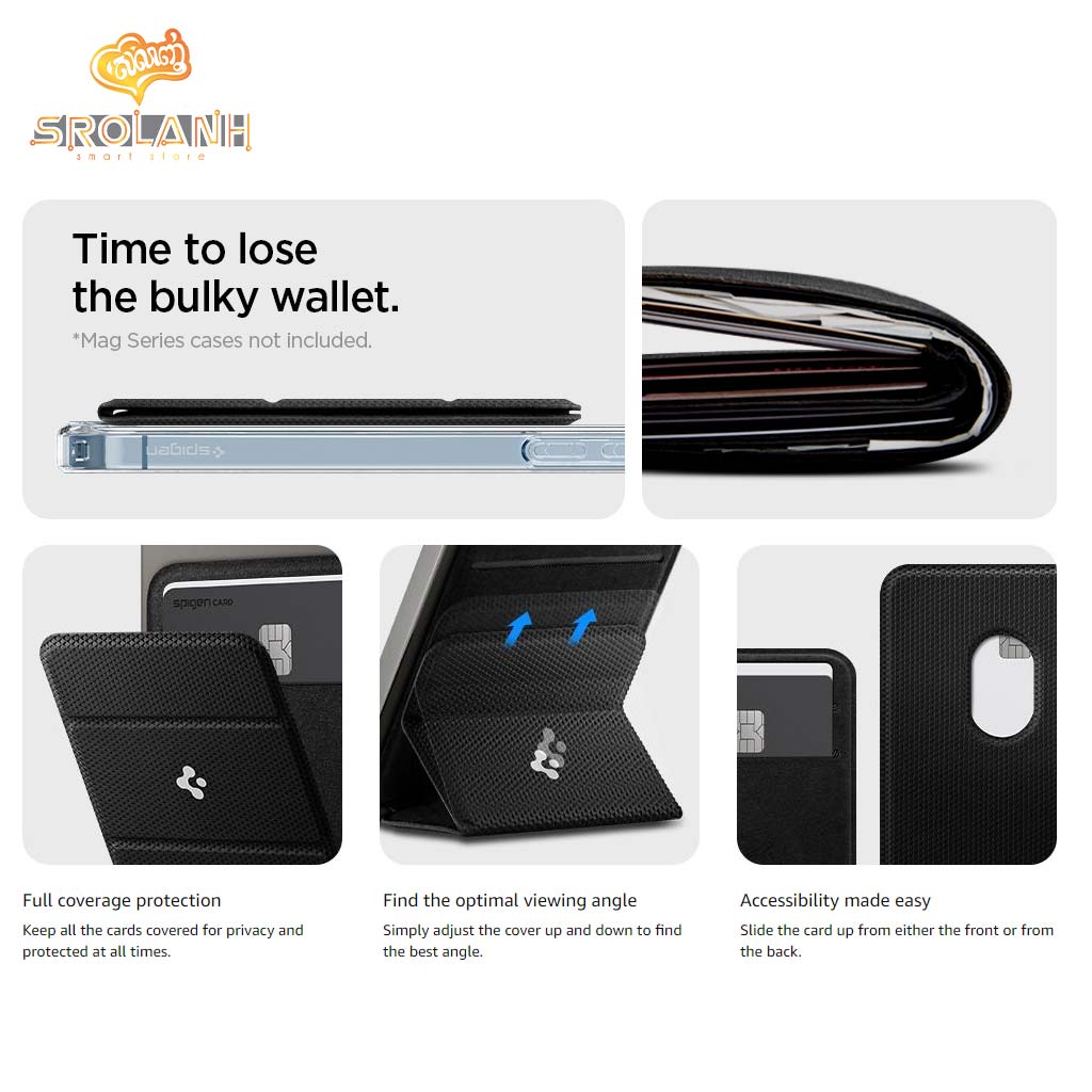 Spigen MagSafe Card Holder Smart Fold Wallet SROLANH